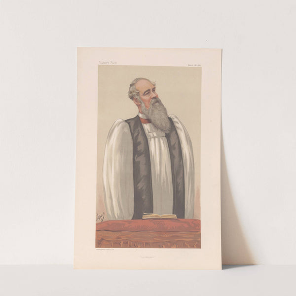 Clergy. ‘Liverpool’. Rev. John Charles Ryle, Bishop of Liverpool. 26 March 1881 (1881) by Carlo Pellegrini