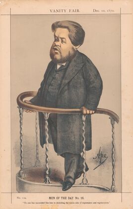 Clergy. ‘No one has suceeded like him in sketching the comic side of repentance and regeneration’. Charles Spurgeon. 10 December 1870