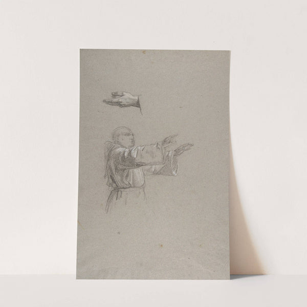 Cleric with Raised Arms by Isidore Pils