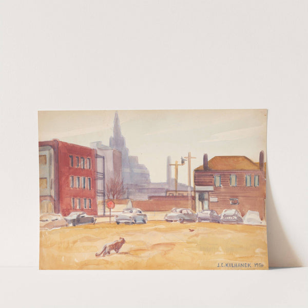 Cleveland Skyline (1956) by James C. Kulhanek