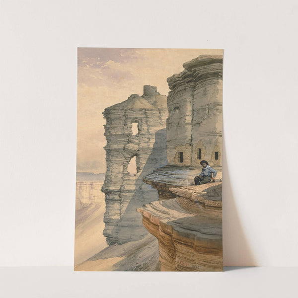 Cliff Houses On The Rio Mancos, Colorado by William Henry Holmes