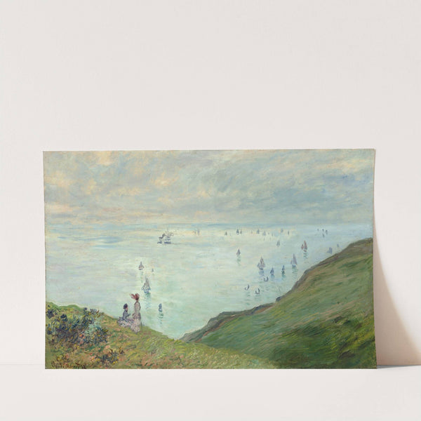 Cliffs at Pourville (1882) by Claude Monet