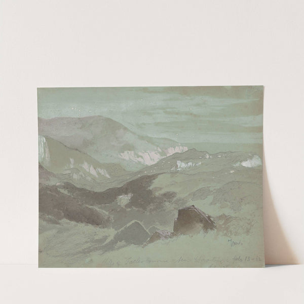 Cliffs of Ecclesbourne Near Hastings by Thomas Moran