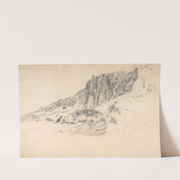 Cliffs of Malbec at Mont-Dore, the Auvergne by Théodore Rousseau