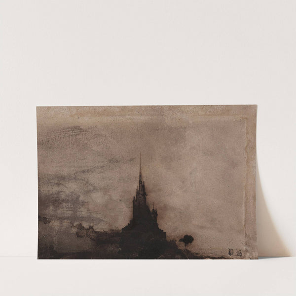 Clocher vu à contre-jour by Victor Hugo