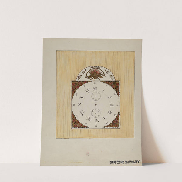 Clock Face by Ann Gene Buckley