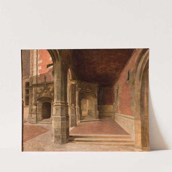 Cloister at the Blois Castle by Stefan Bakałowicz