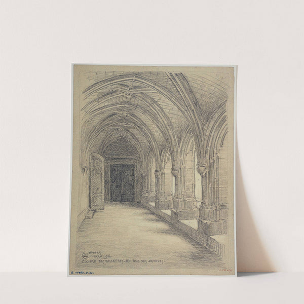 Cloître des Billettes, 24 rue des archives by Ferdinand Boberg