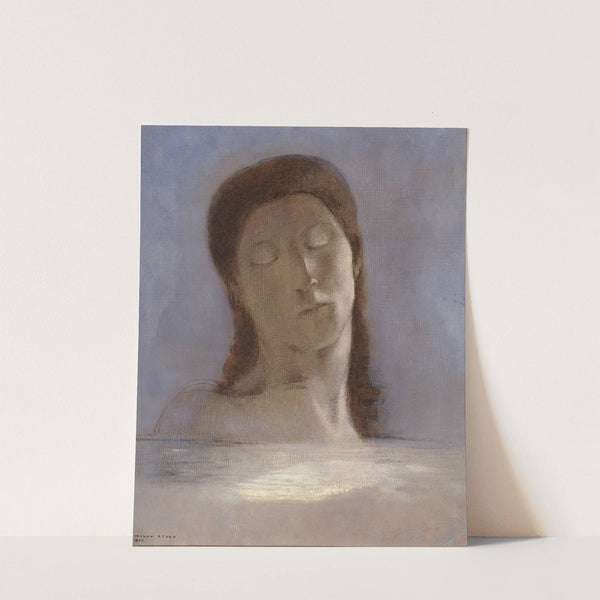Closed Eyes (1890) by Odilon Redon
