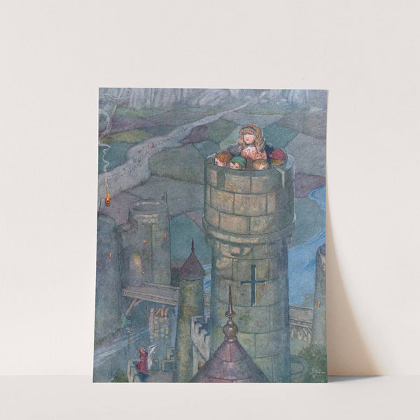 Closely observed from the watch towers by William Heath Robinson