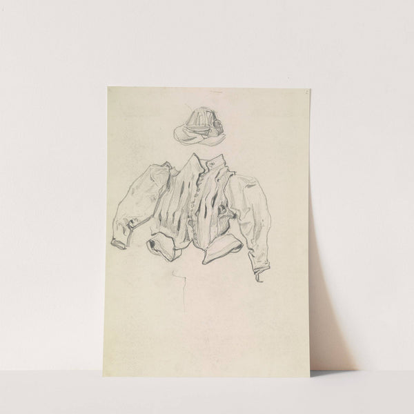 Clothing study by Józef Mehoffer