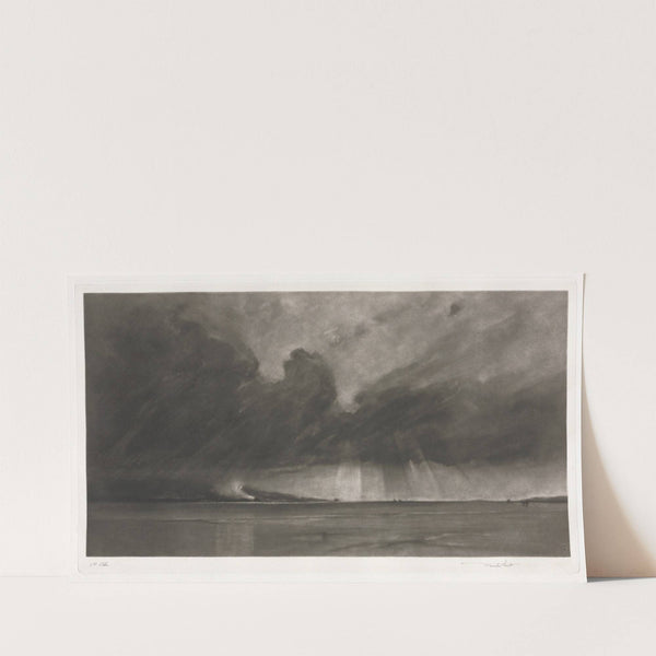 Cloud March over the Sands of Dee by Sir Frank Short