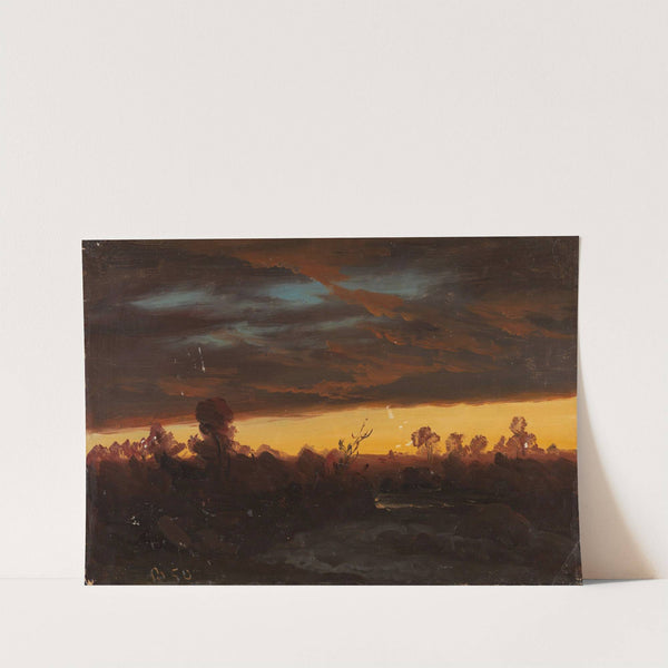 Cloud Study (1850) by Knud Baade