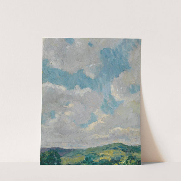 Cloud Study from the Connecticut Litchfield Hills (circa 1912-1919) by Francis Luis Mora