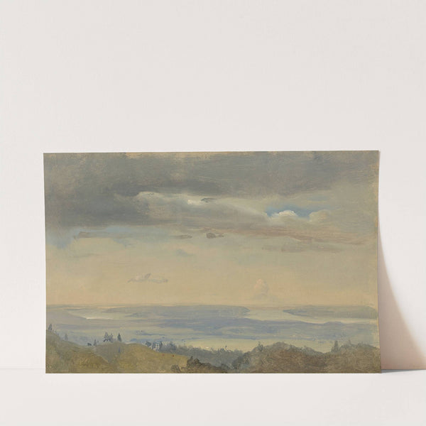 Cloud Study with River Landscape by Johan Christian Dahl