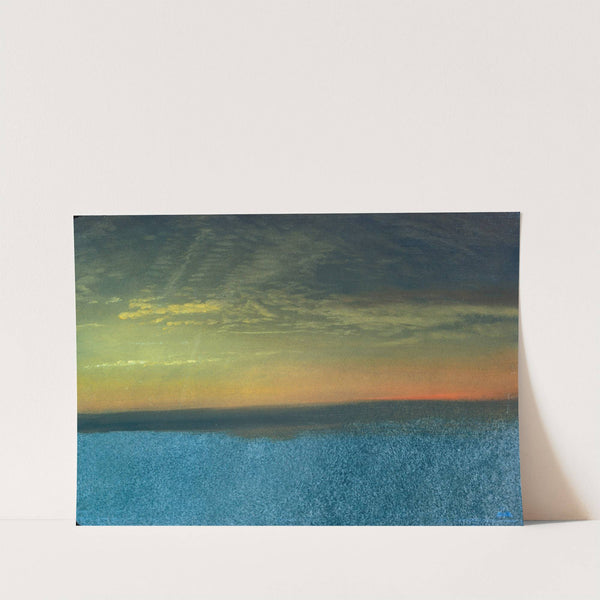 Cloud Study with Sunset (19th century) by Albert Bierstadt