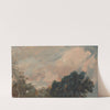 Cloud Study with Trees (1821) by John Constable