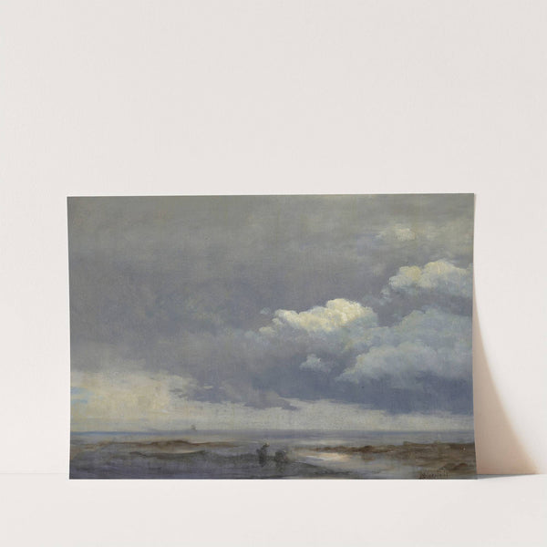 Cloud Study with Two Figures by Albert Bierstadt