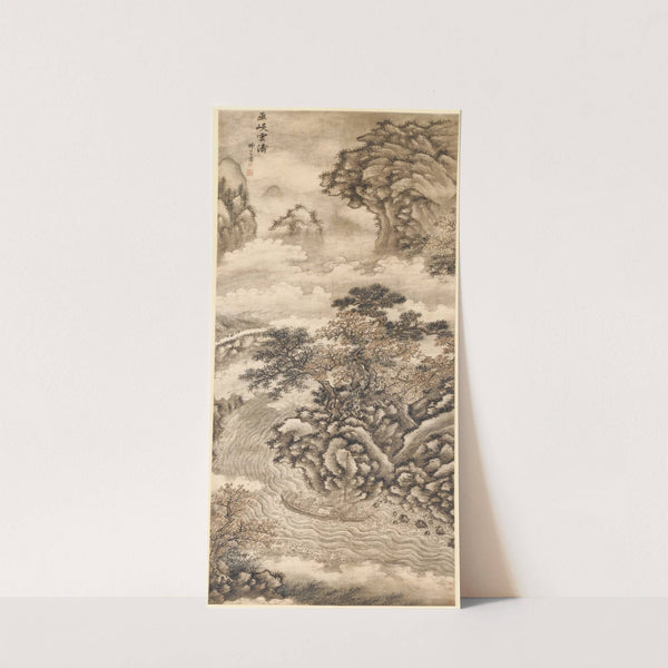 Clouds and Waves at the Wu Gorge by Xie Shichen