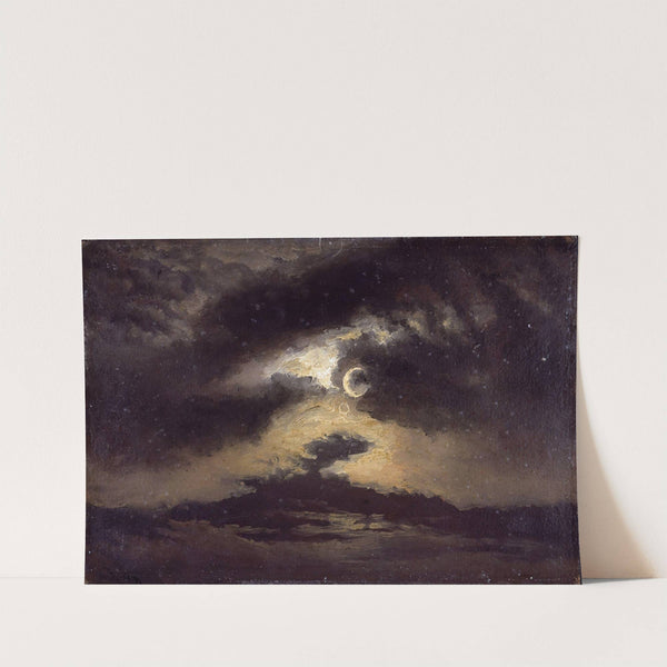 Clouds in Moonlight (1843) by Knud Baade