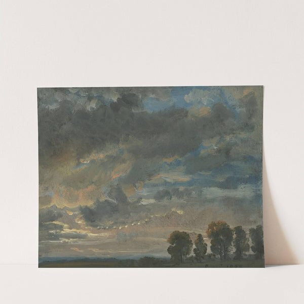 Clouds in the Evening by Johan Christian Dahl