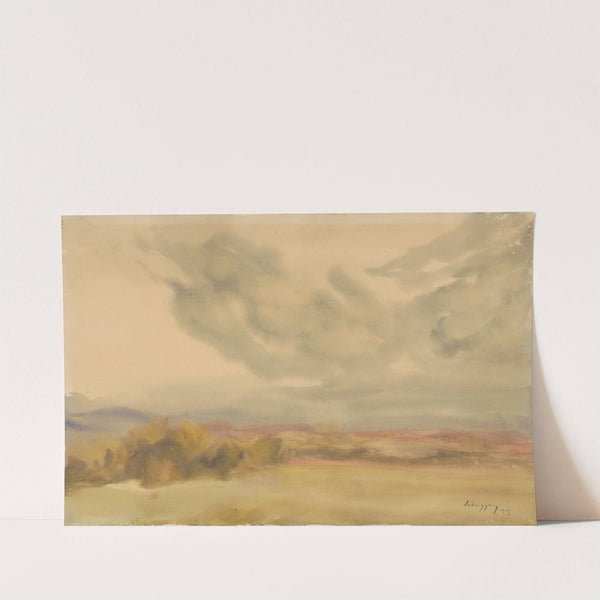 Clouds over a Plain by Zolo Palugyay