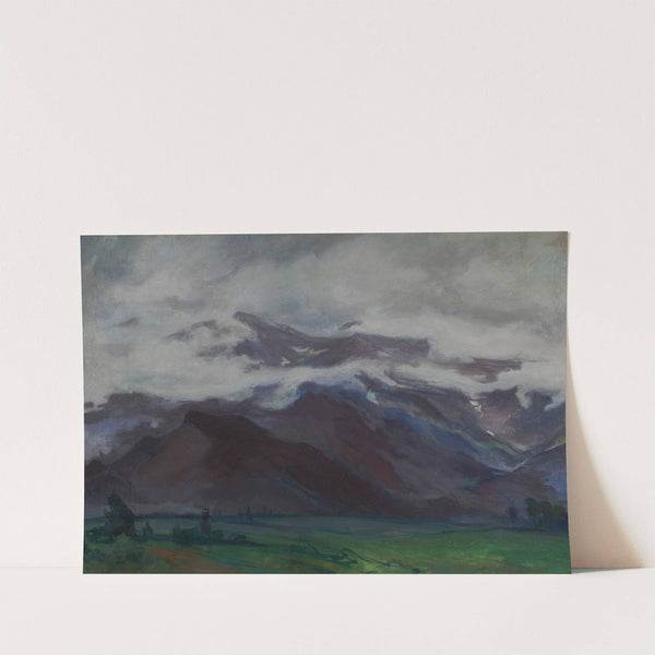 Clouds over flatland below the Tatra Mountains (circa 1908) by Władysław Ślewiński