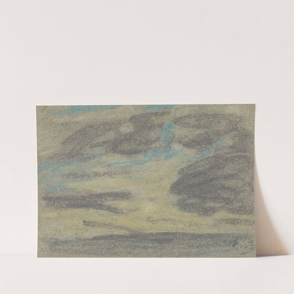 Clouds over the Sea (1860-1865) by Eugène Boudin
