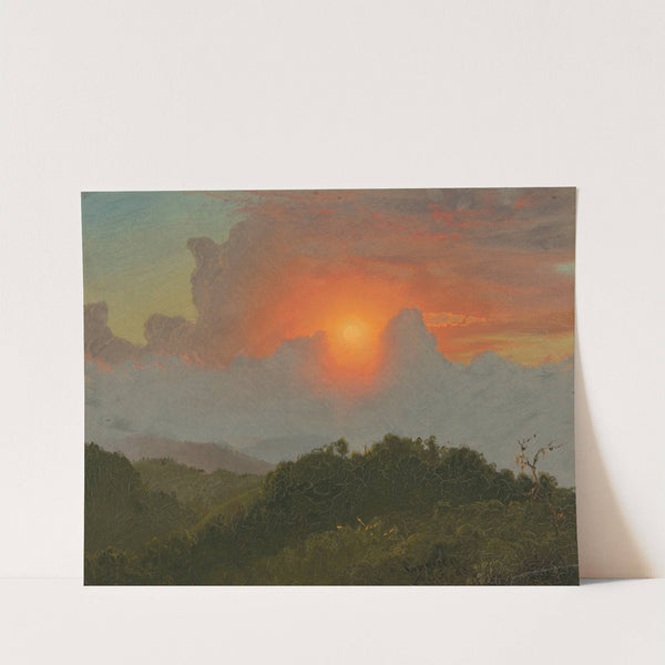 Cloudy Skies (1865) by Frederic Edwin Church