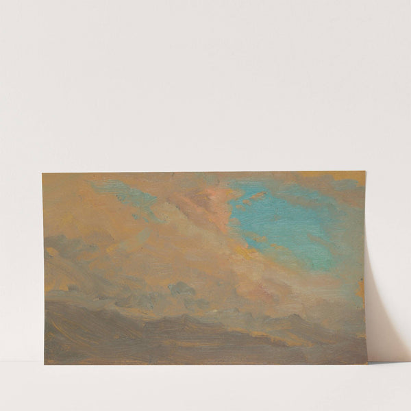 Cloudy Sky over Mountains (1865) by Frederic Edwin Church