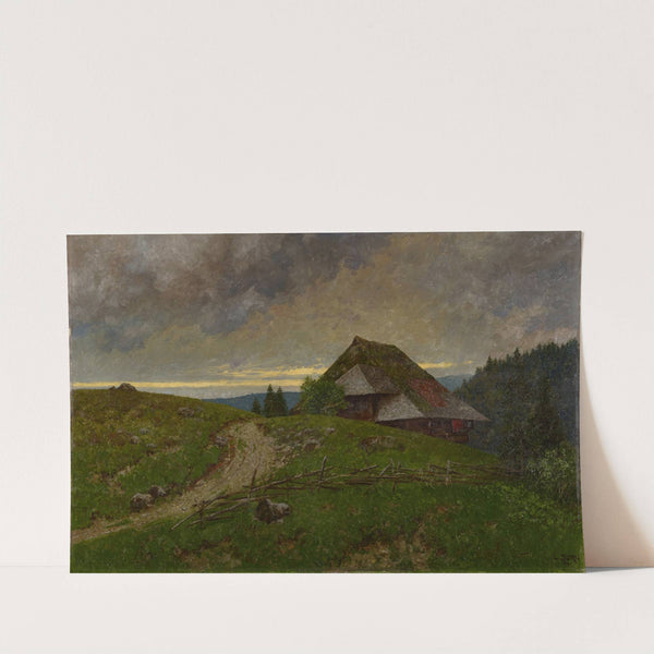 Cloudy Weather in the Black Forest by Ludwig Zorn