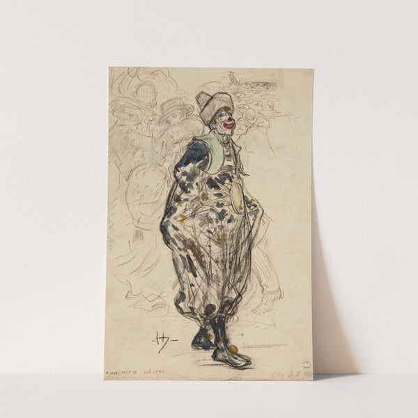 Clown dans la rue, un jour de mardi-gras by Frédéric Houbron