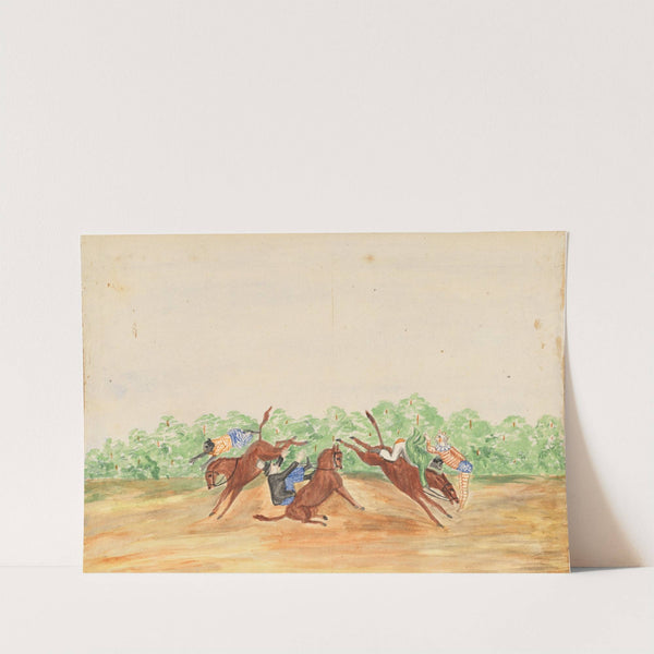 Clowns and Horses (ca. 1880) by Lawrence W. Ladd