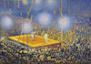 Clowns in the arena of the circus ‘Italian Comedy’