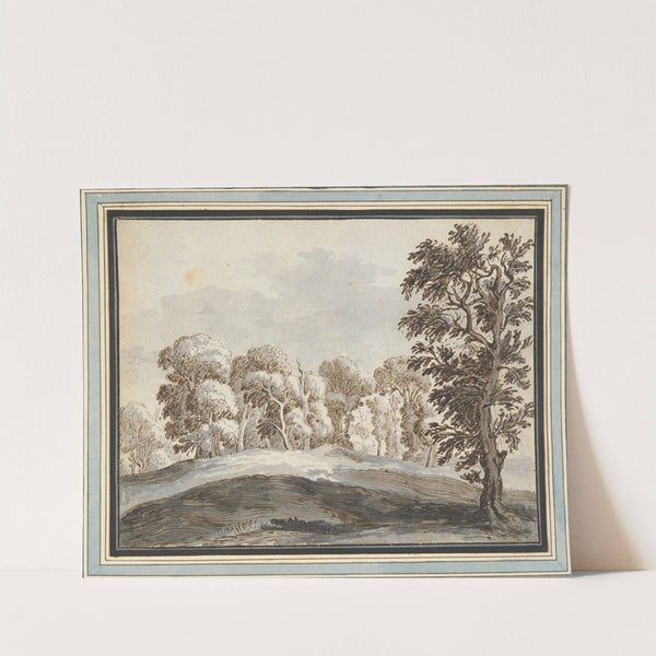 Clump of Trees Beyond Hills by Circle of Gillis Neyts