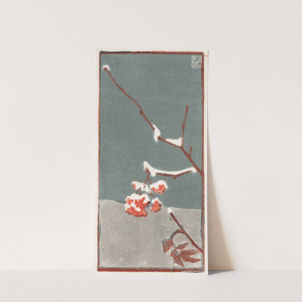 Cluster of Rowanberries with Snow (1908) by Eric O. W. Ehrström