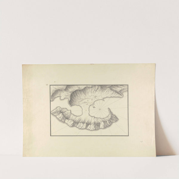 Cnidus: Plan of the Harbor and Map of Sites by Giovanni Battista Borra