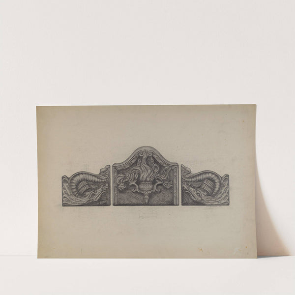 Coal Grate for Fireplace by Austin L. Davison