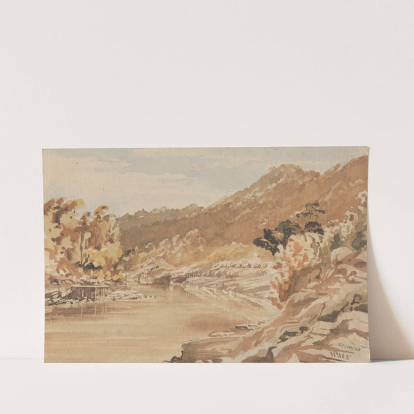 Coal mine and Brunnerton, River Grey by William Marshall Cooper