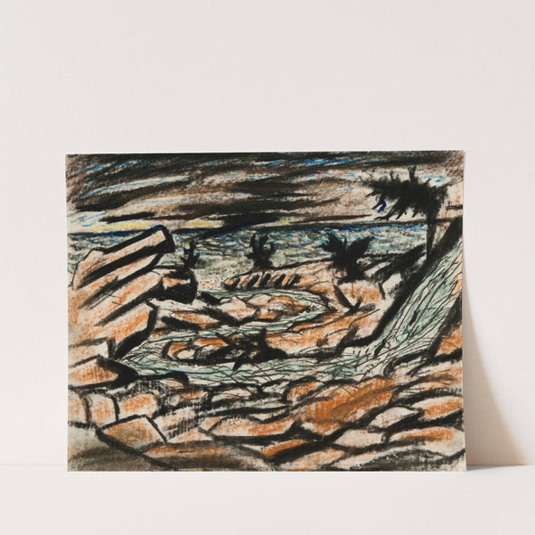 Coast Landscape by Carl Fredrik Hill