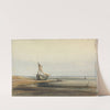 Coast Scene with a Beached Boat (between 1819 and 1822) by Copley Fielding