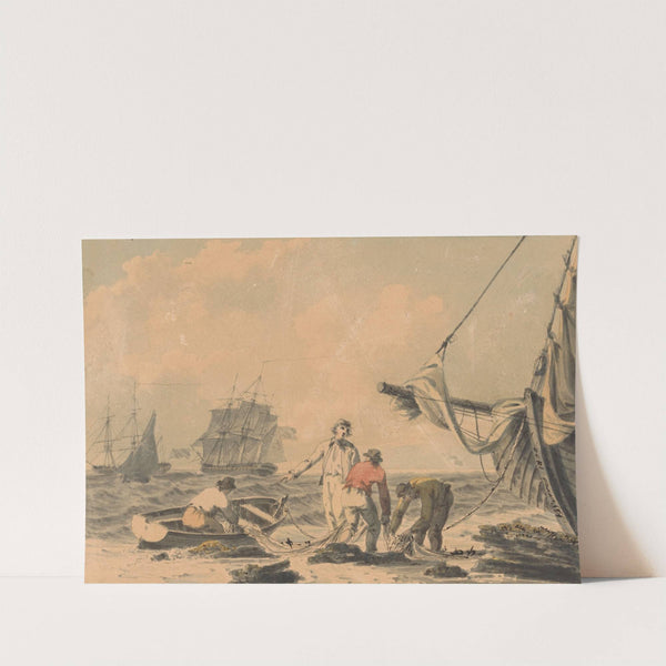 Coast Scene with Figures (1808) by John Thomas Serres