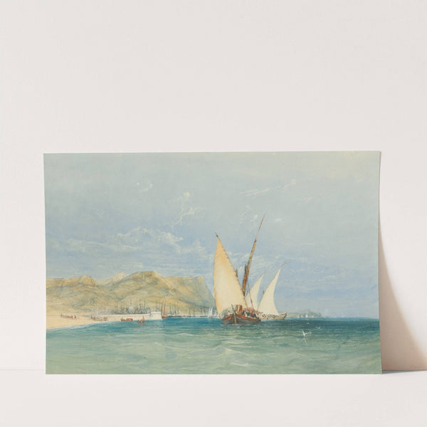 Coast Scene with Sailing Boats by James Holland