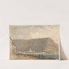 Coastal English Settlement Surrounded by Mountains by Samuel Davis
