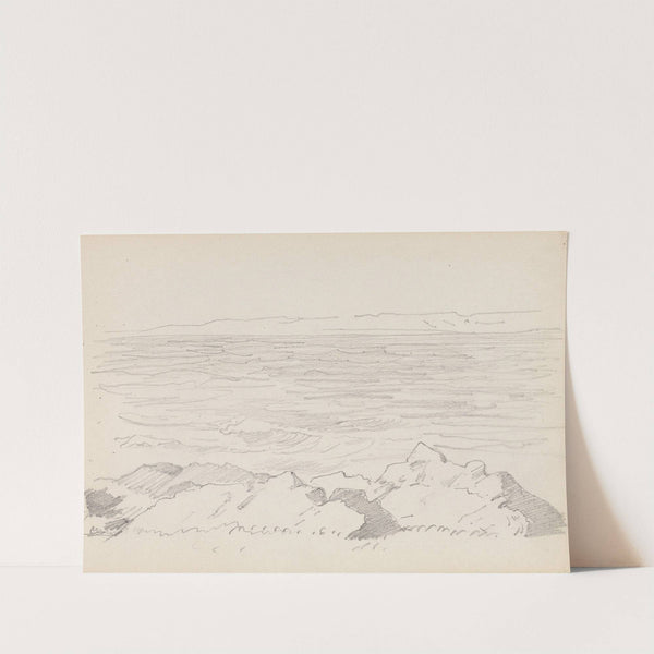 Coastal landscape (between 1867 and 1873) by Adolph Tidemand