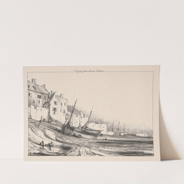 Coastal landscape (1830) by Eugène Isabey