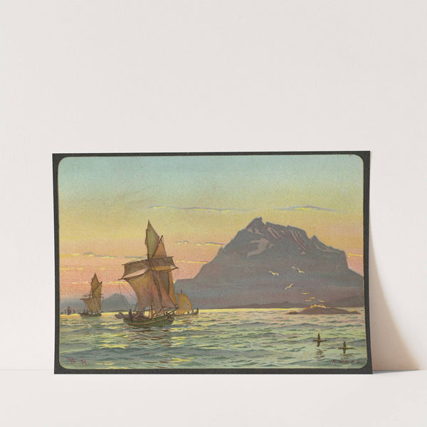 Coastal landscape by Thorolf Holmboe