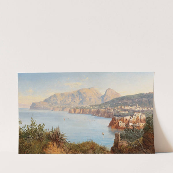 Coastal Landscape In Sorrento Near Naples by Albert Zimmermann