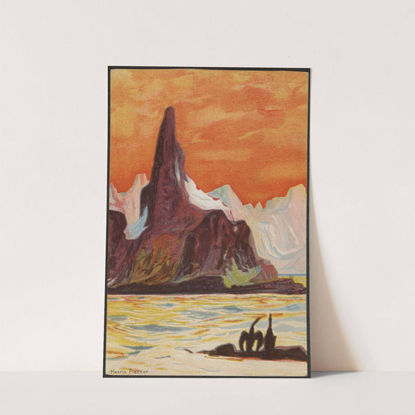 Coastal motif by Henrik Backer