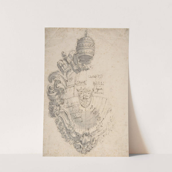 Coat of Arms of Clement XIII (Rezzonico) by Giovanni Battista Piranesi